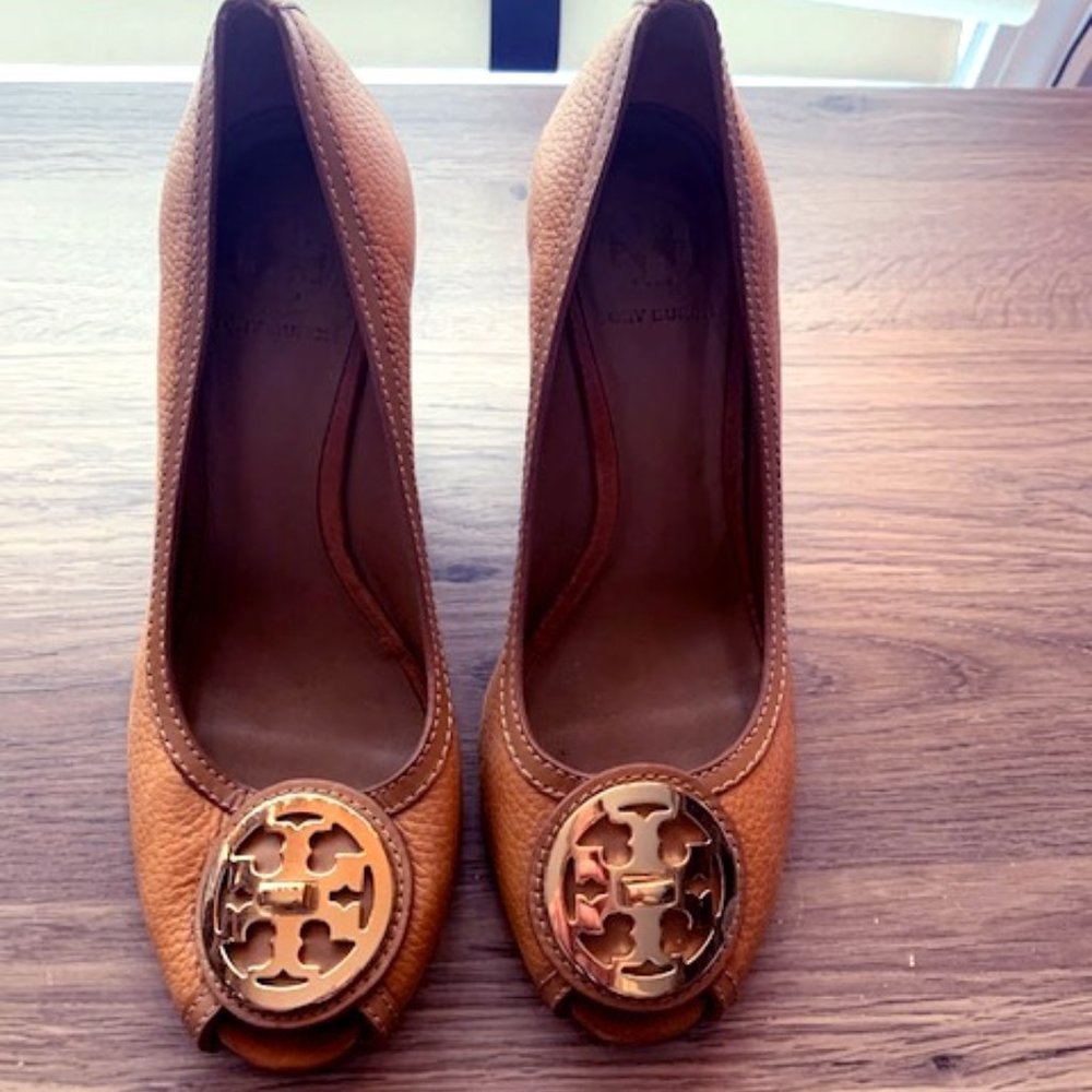 Tory Burch Sally Peep Toe Wedge